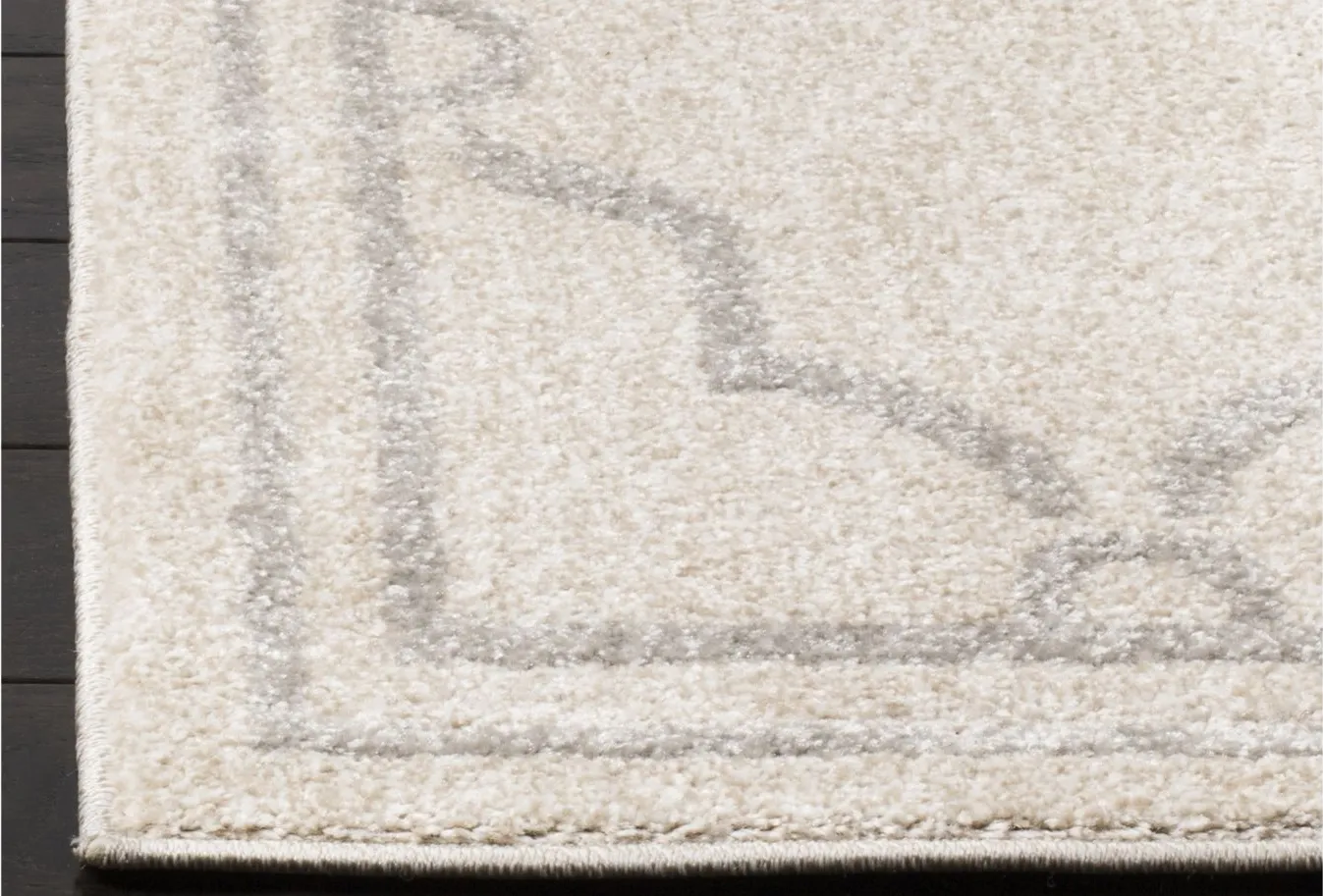 Amherst Runner Rug in Ivory/Light Gray by Safavieh