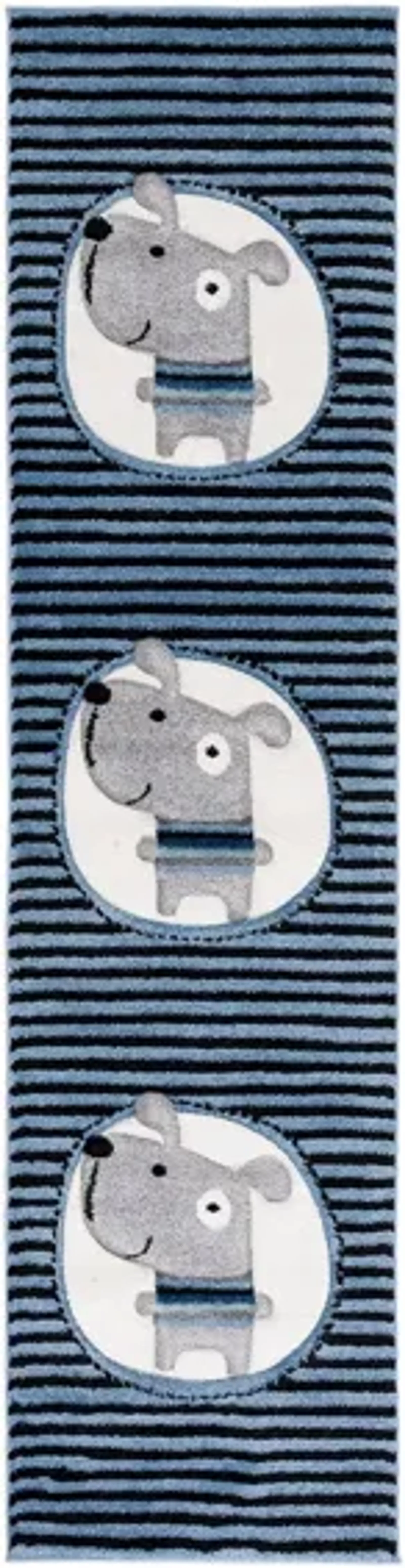 Carousel Puppy Kids Runner Rug