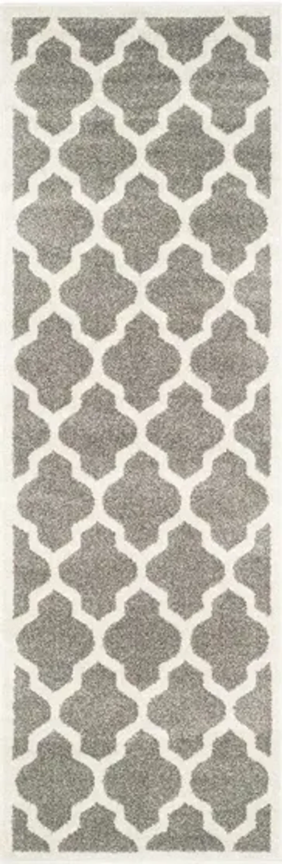 Amherst Runner Rug in Dark Gray/Beige by Safavieh