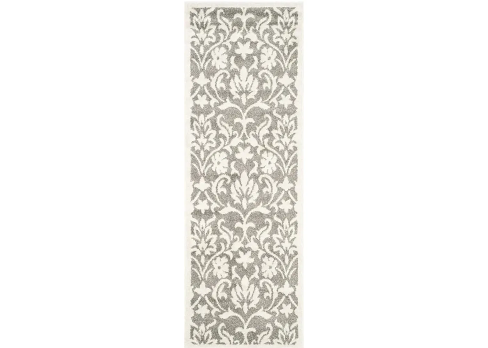 Amherst Runner Rug in Dark Gray/Beige by Safavieh