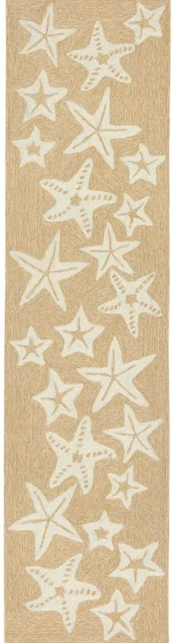 Starfish Indoor/Outdoor Area Rug in Neutral by Trans-Ocean Import Co Inc