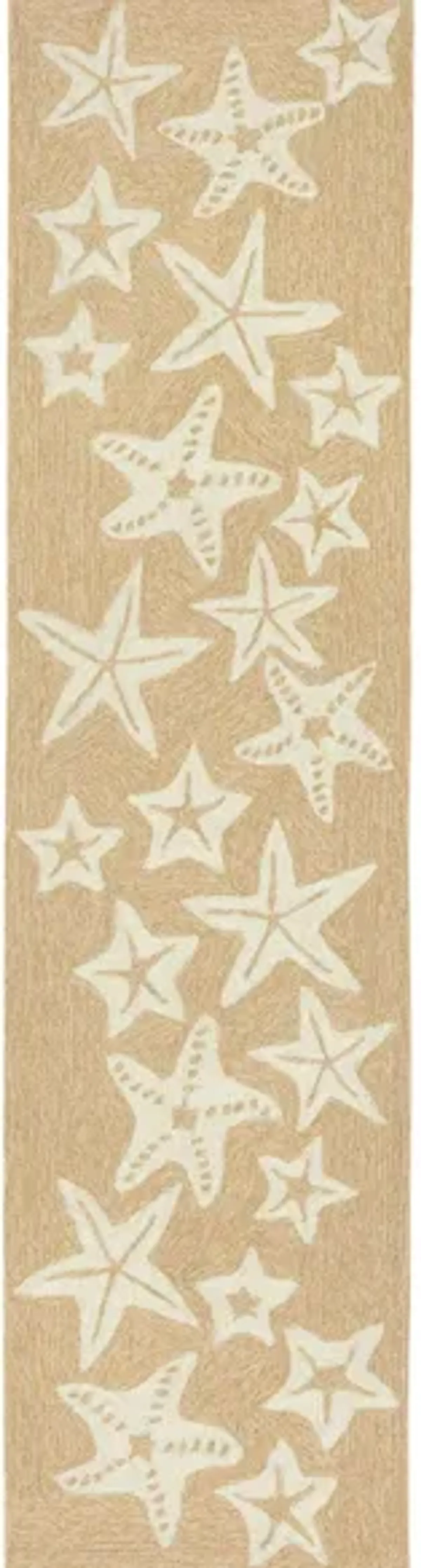 Starfish Indoor/Outdoor Area Rug in Neutral by Trans-Ocean Import Co Inc