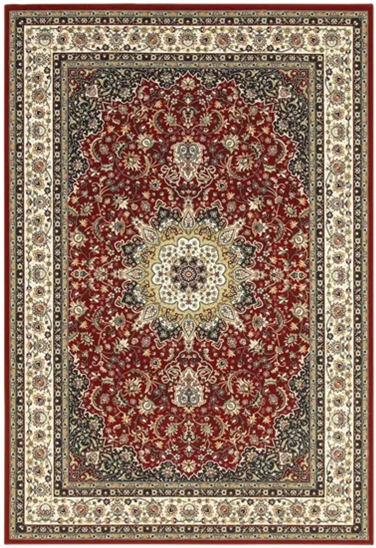 Priyah Area Rug in Red by Bellanest