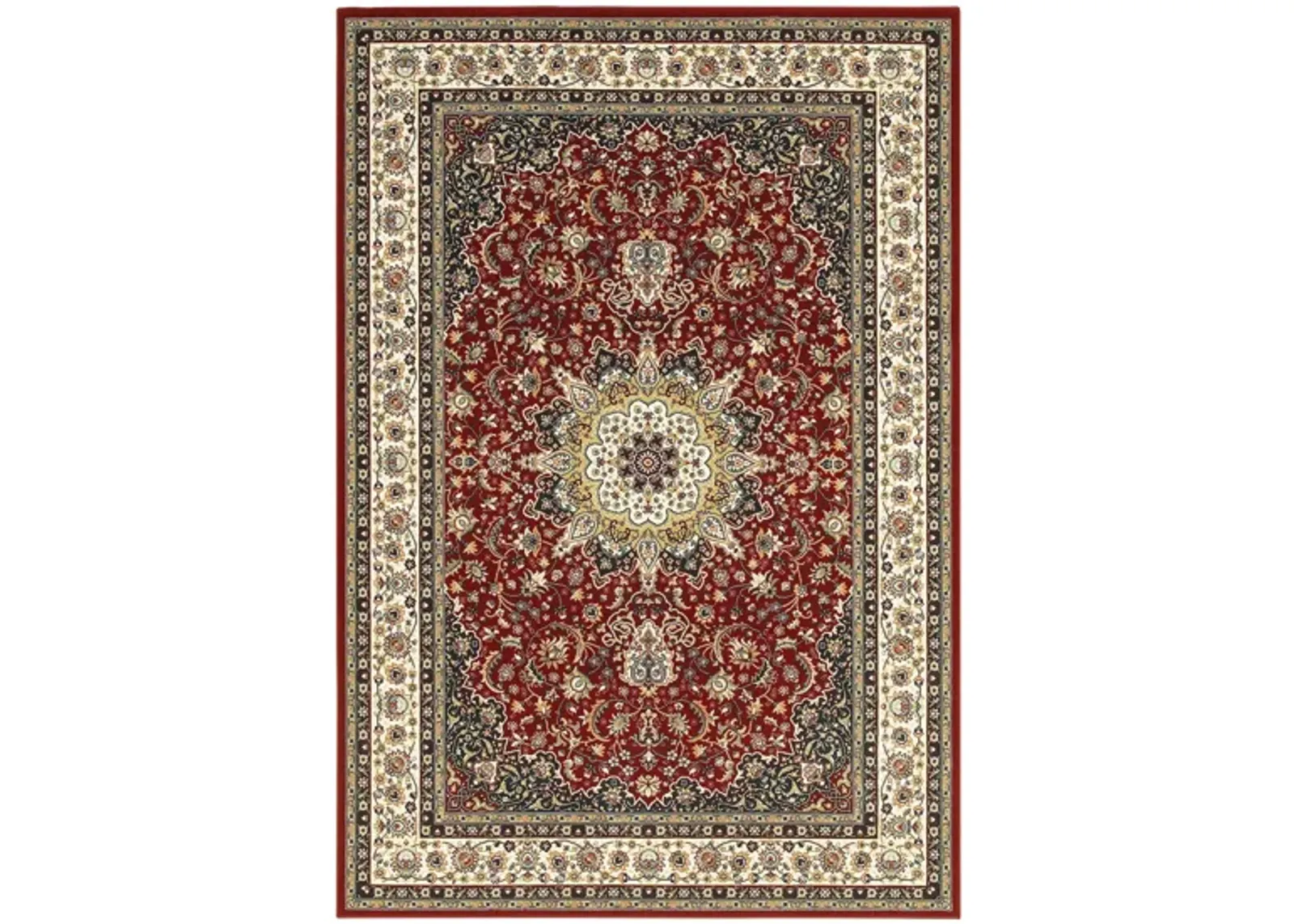 Priyah Area Rug in Red by Bellanest