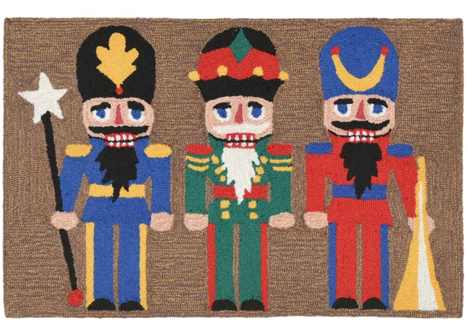 Frontporch Nutcracker Indoor/Outdoor Area Rug in Multi by Trans-Ocean Import Co Inc