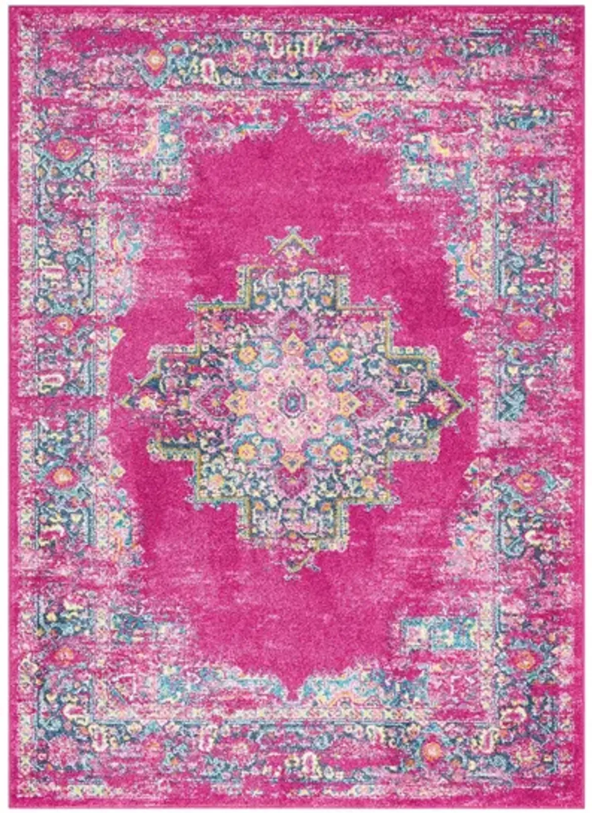 Effie Area Rug in Fuchsia by Nourison