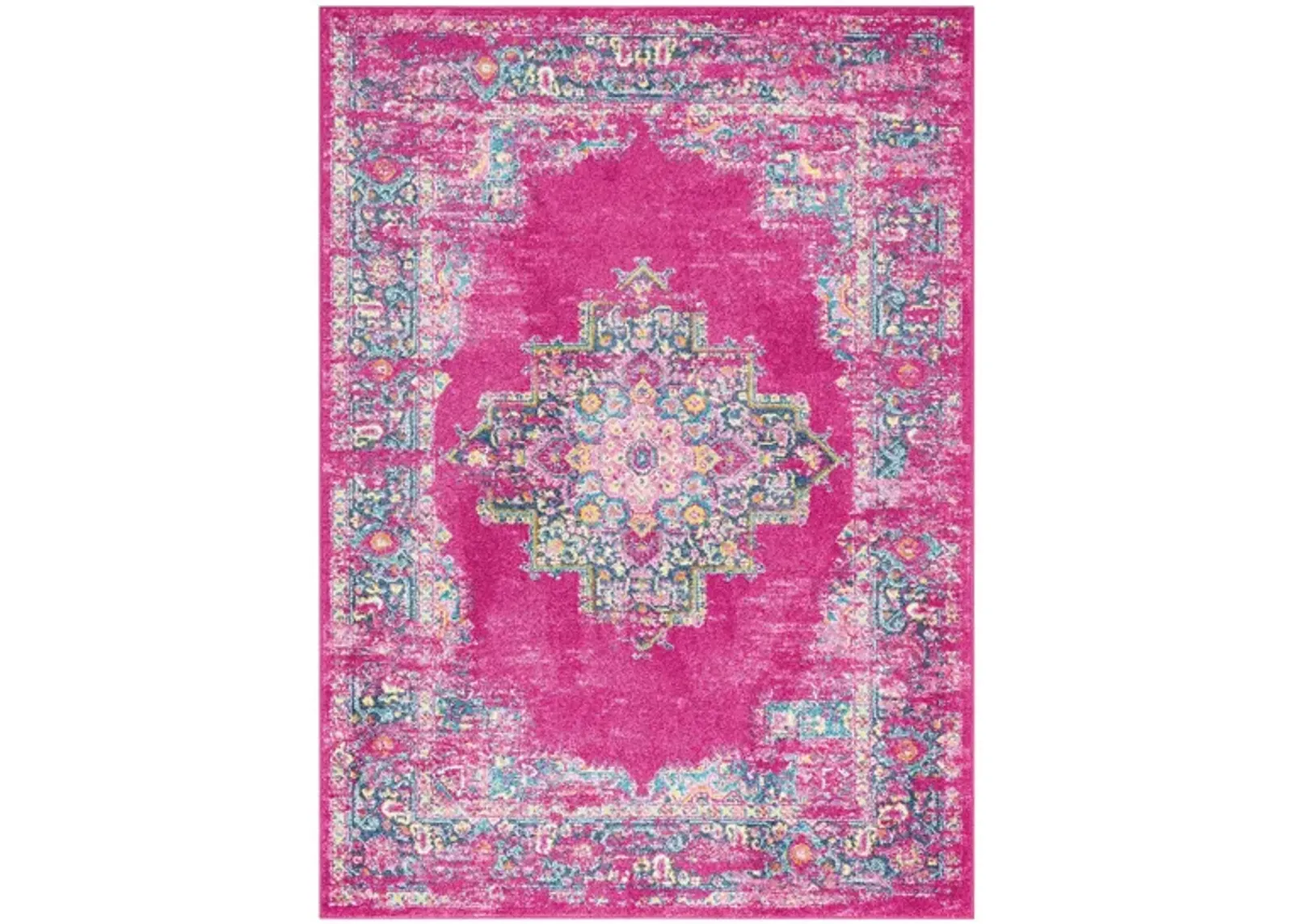 Effie Area Rug in Fuchsia by Nourison