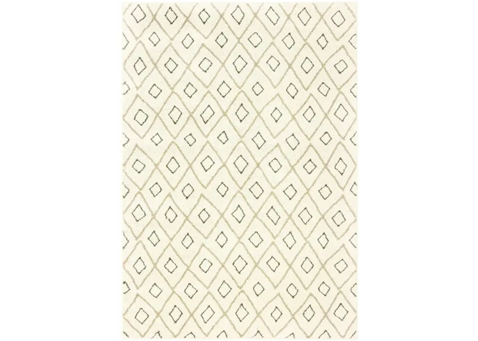 Elias Area Rug in Ivory/Sand by Bellanest