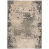 Cohen Area Rug in Ivory/Gray by Nourison