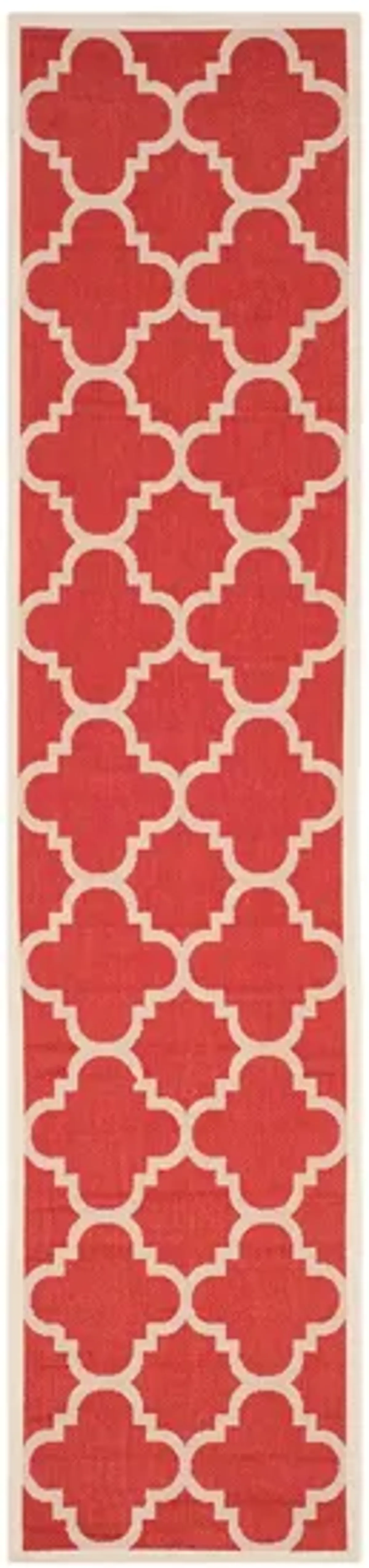 Courtyard Runner Rug in Red by Safavieh