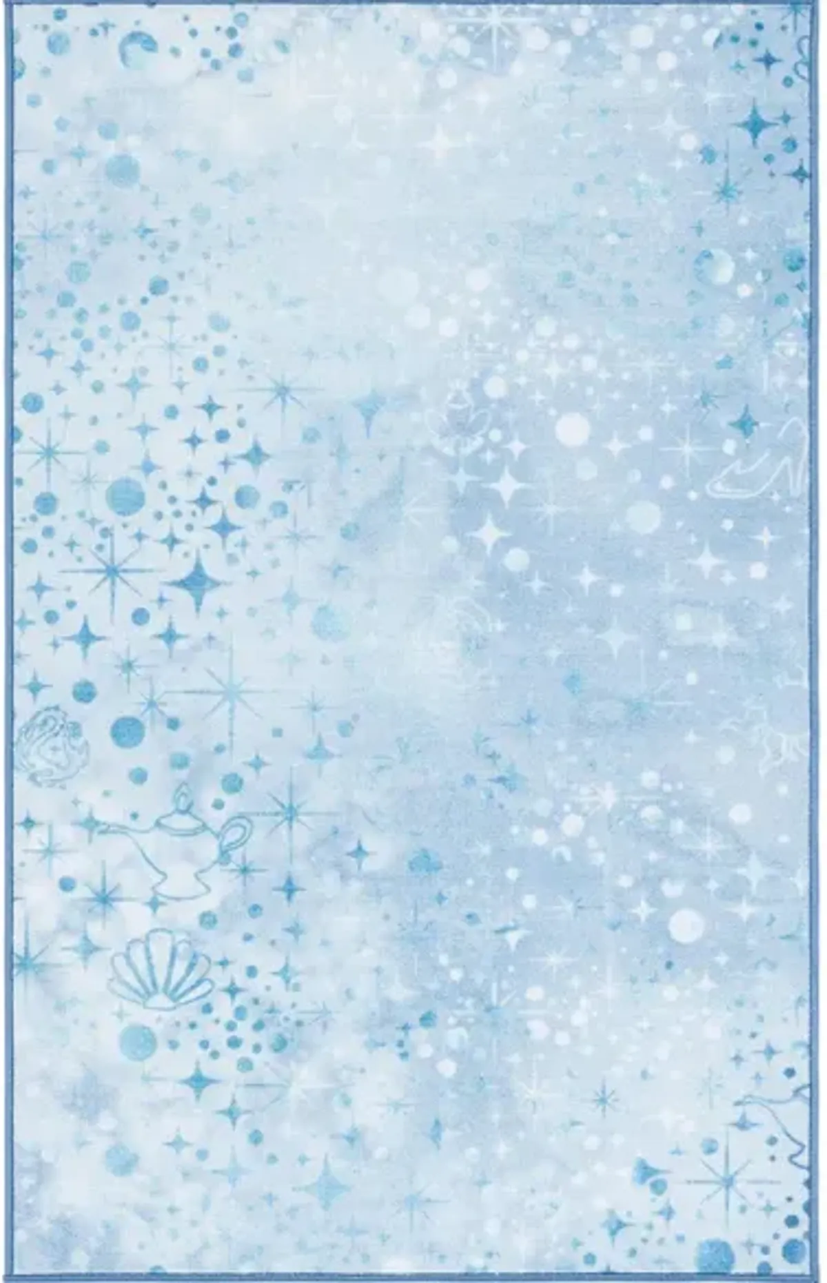 Disney Princess Area Rug in Light Blue & Blue by Safavieh