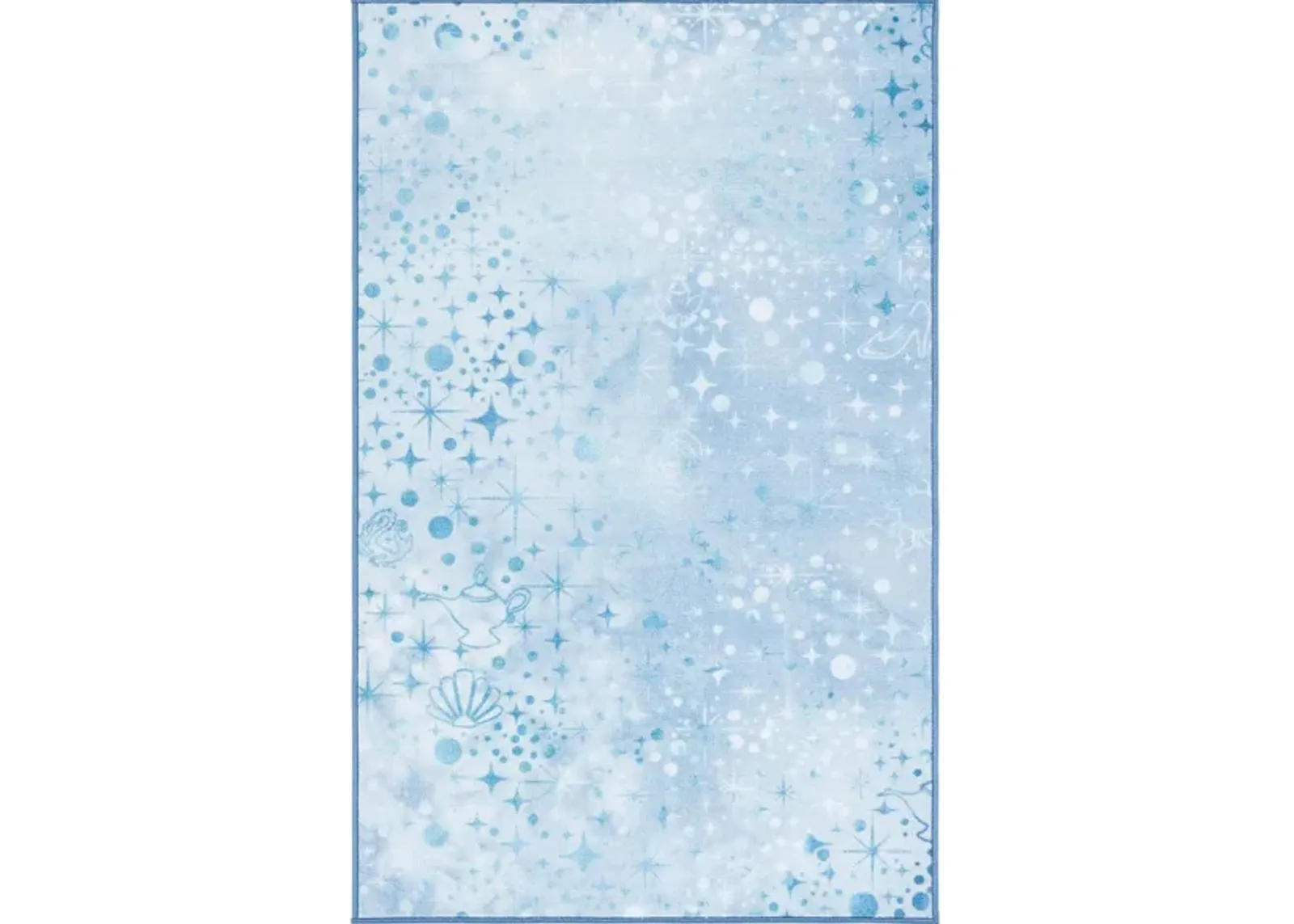 Disney Princess Area Rug in Light Blue & Blue by Safavieh