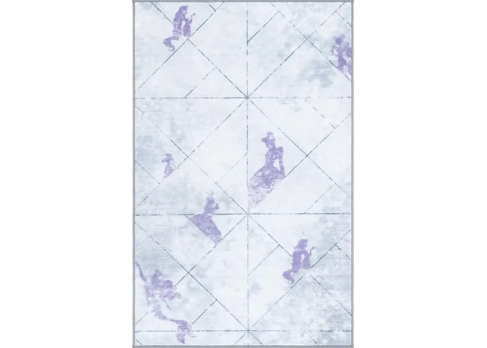 Disney Princess Area Rug in Grey & Purple by Safavieh