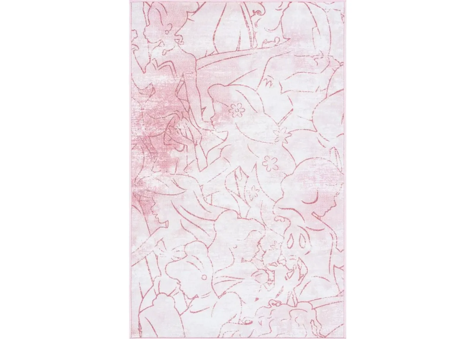 Disney Princess Area Rug in Pink & Rose by Safavieh