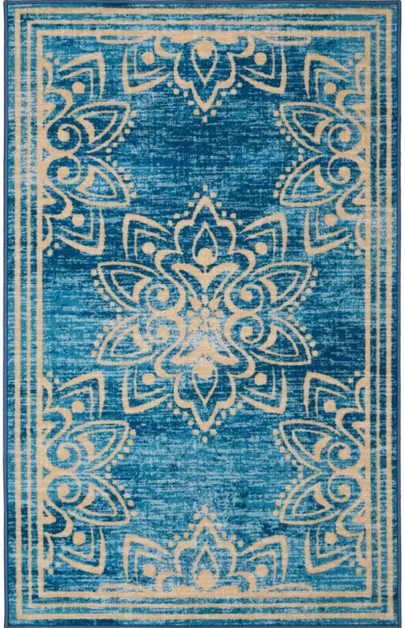 Disney Aladdin Area Rug in Turquoise & Gold by Safavieh