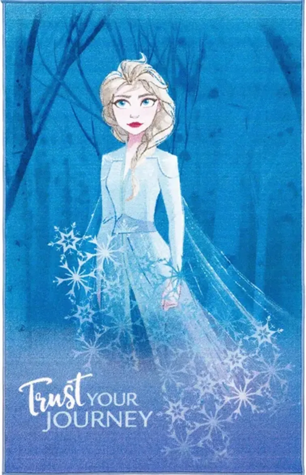 Disney Frozen 2 Area Rug in Blue & Light Blue by Safavieh