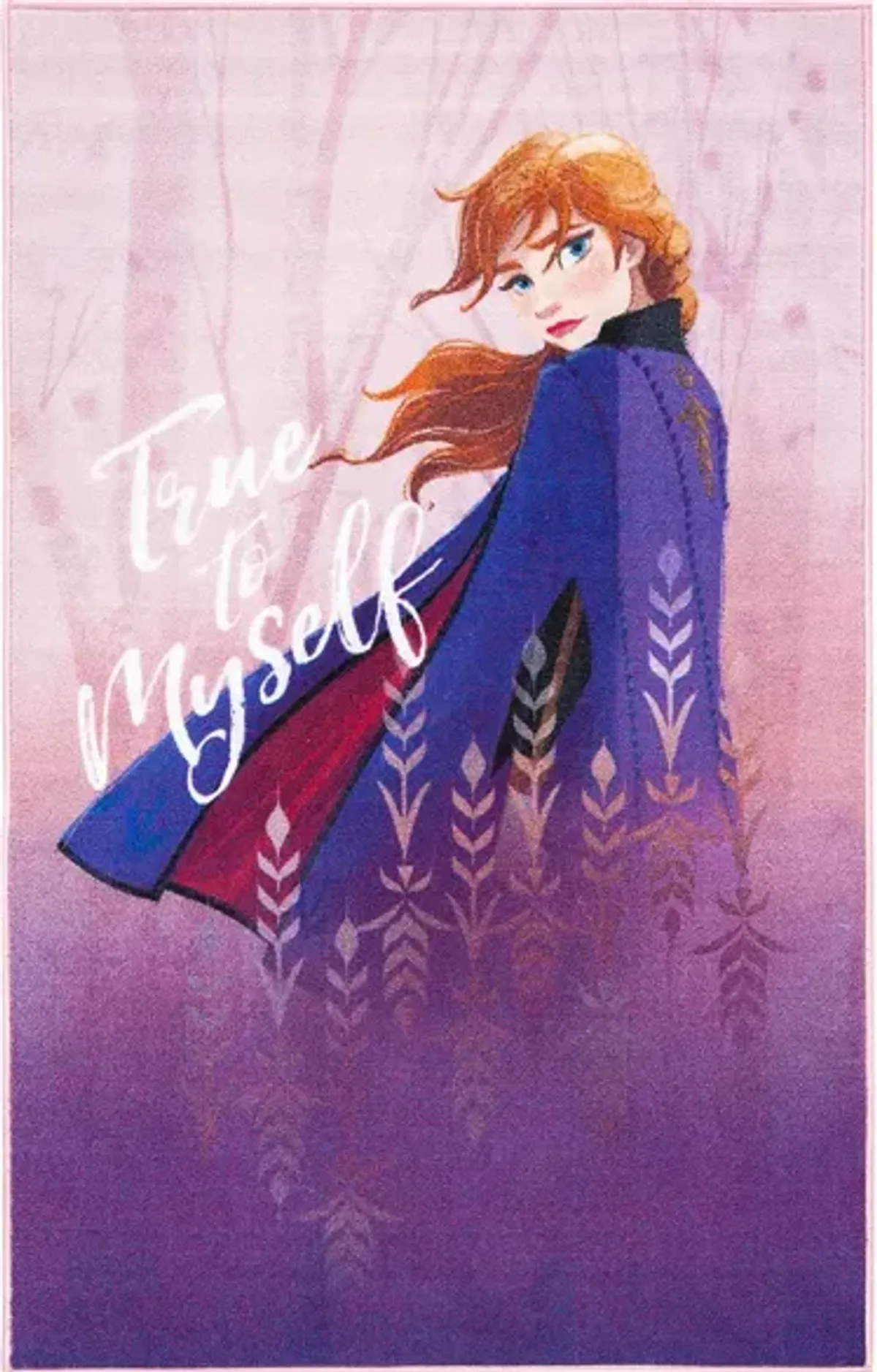 Disney Frozen 2 Area Rug in Violet & Pink by Safavieh