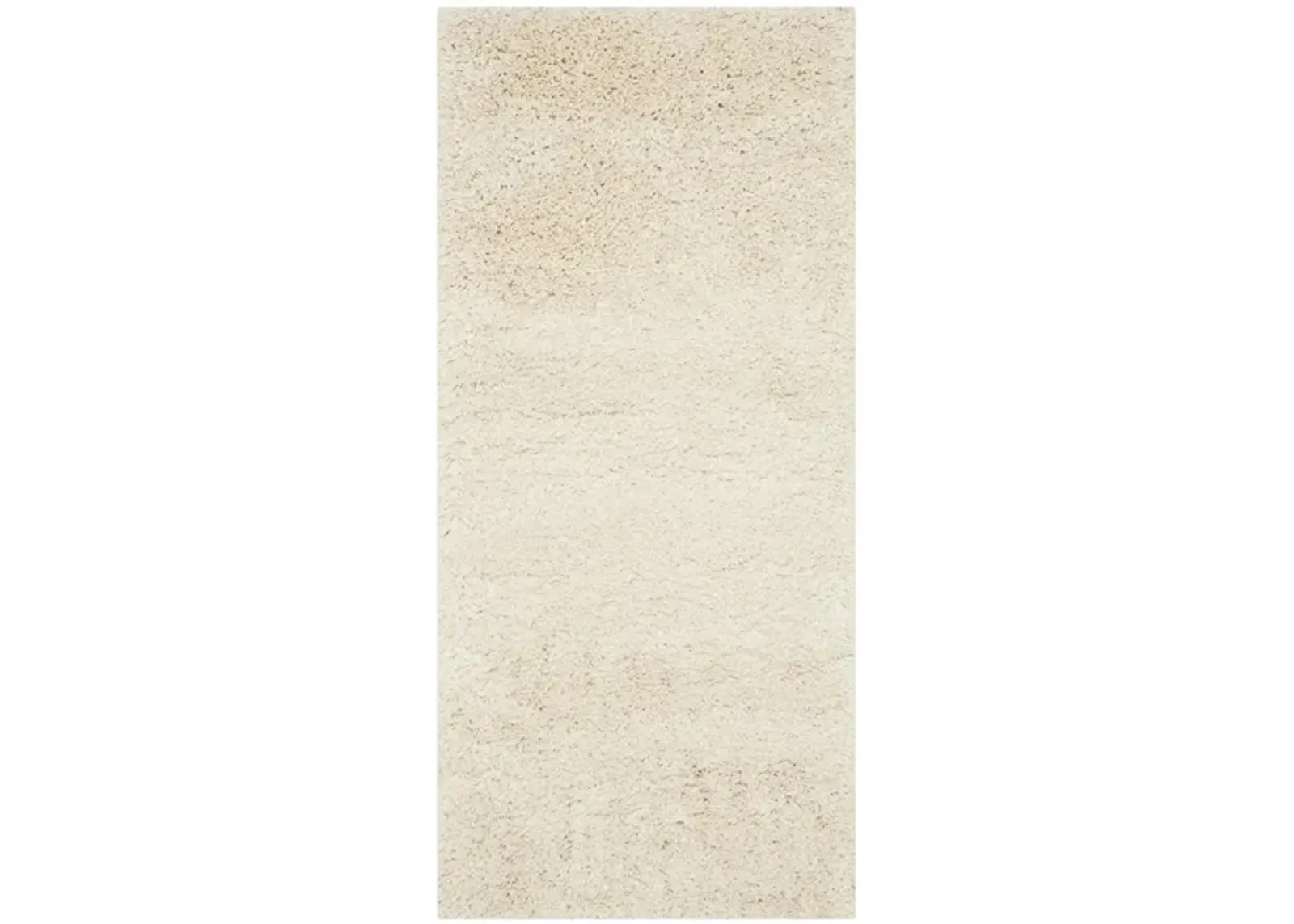 California Shag Runner Rug in Ivory by Safavieh