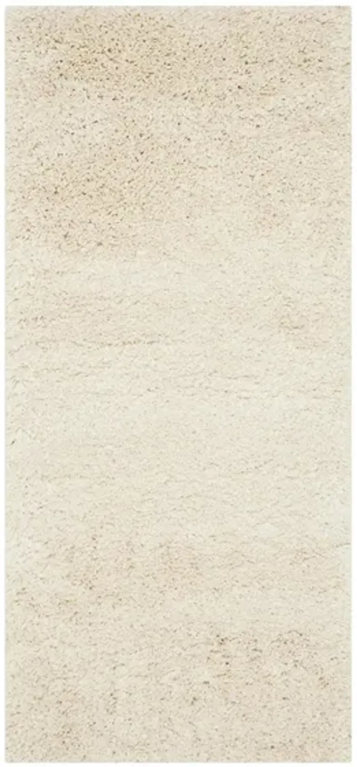 California Shag Runner Rug in Ivory by Safavieh