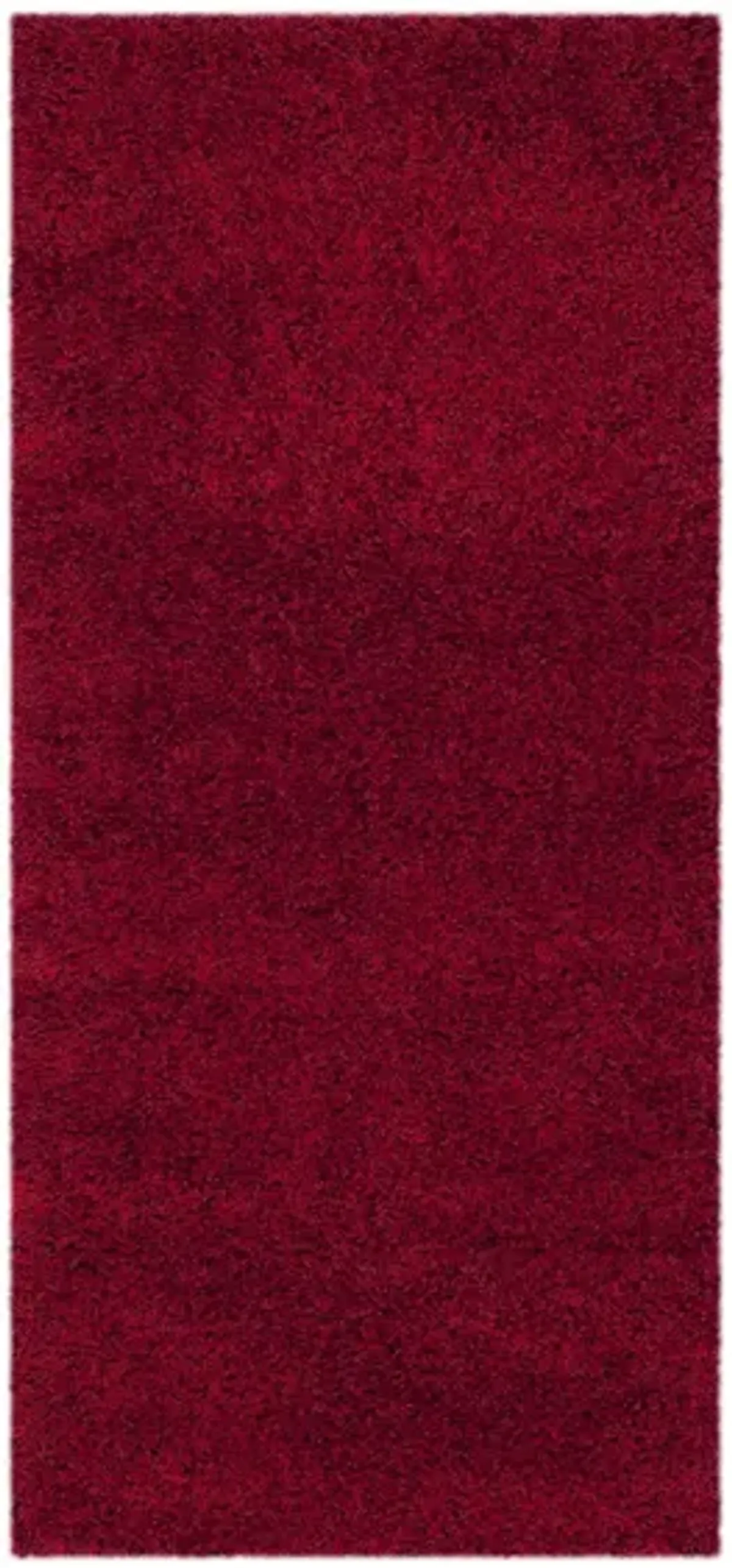 California Shag Runner Rug in Red by Safavieh