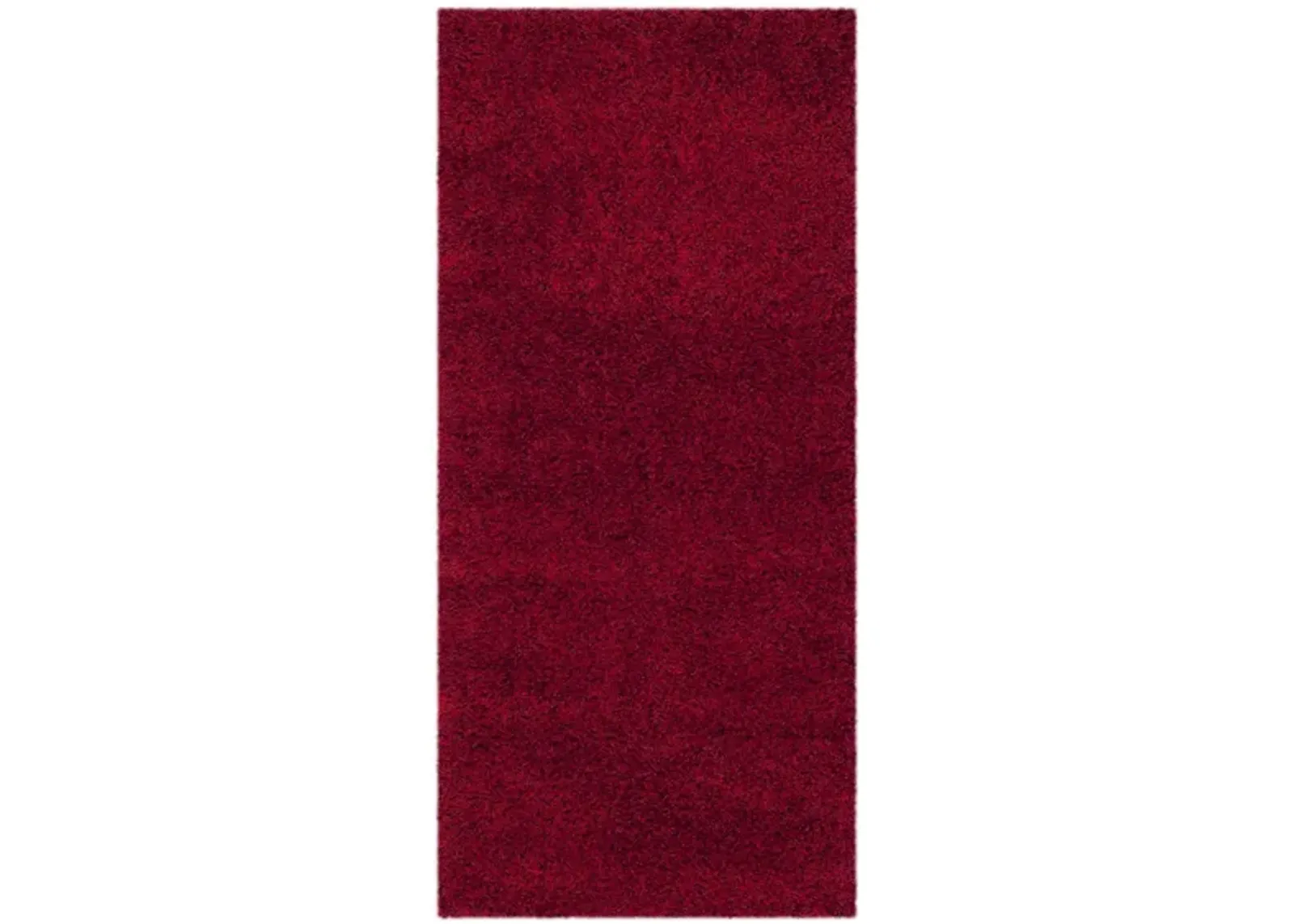 California Shag Runner Rug in Red by Safavieh