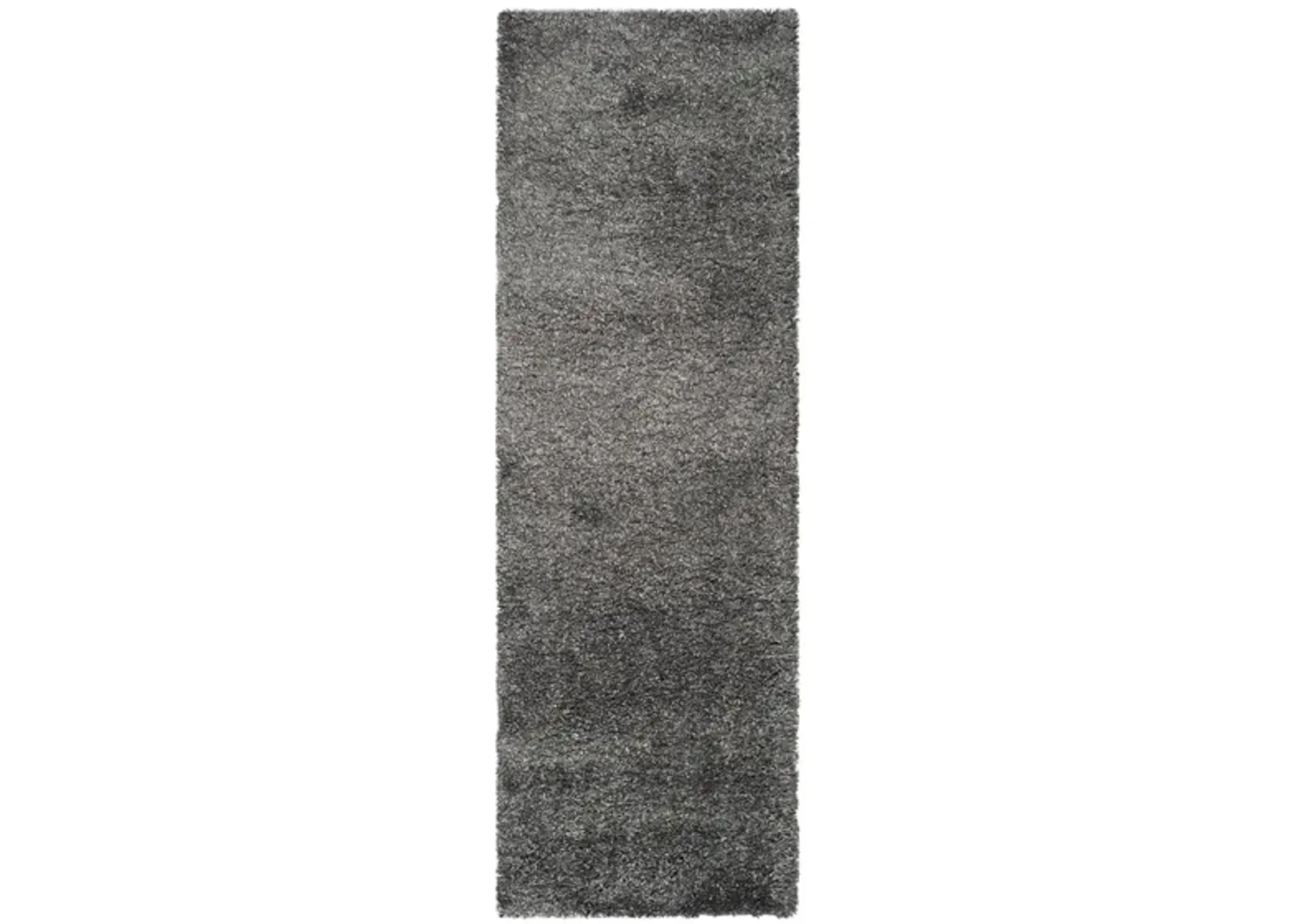 California Shag Runner Rug in Dark Gray by Safavieh