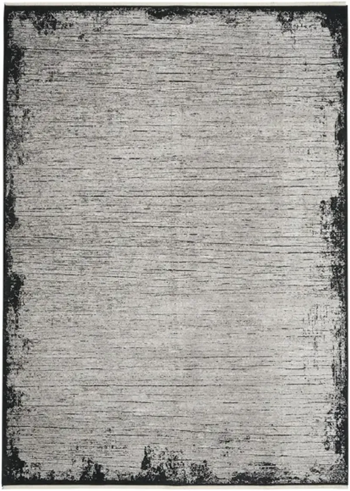 Balian Bali Area Rug in Grey/Black by Nourison