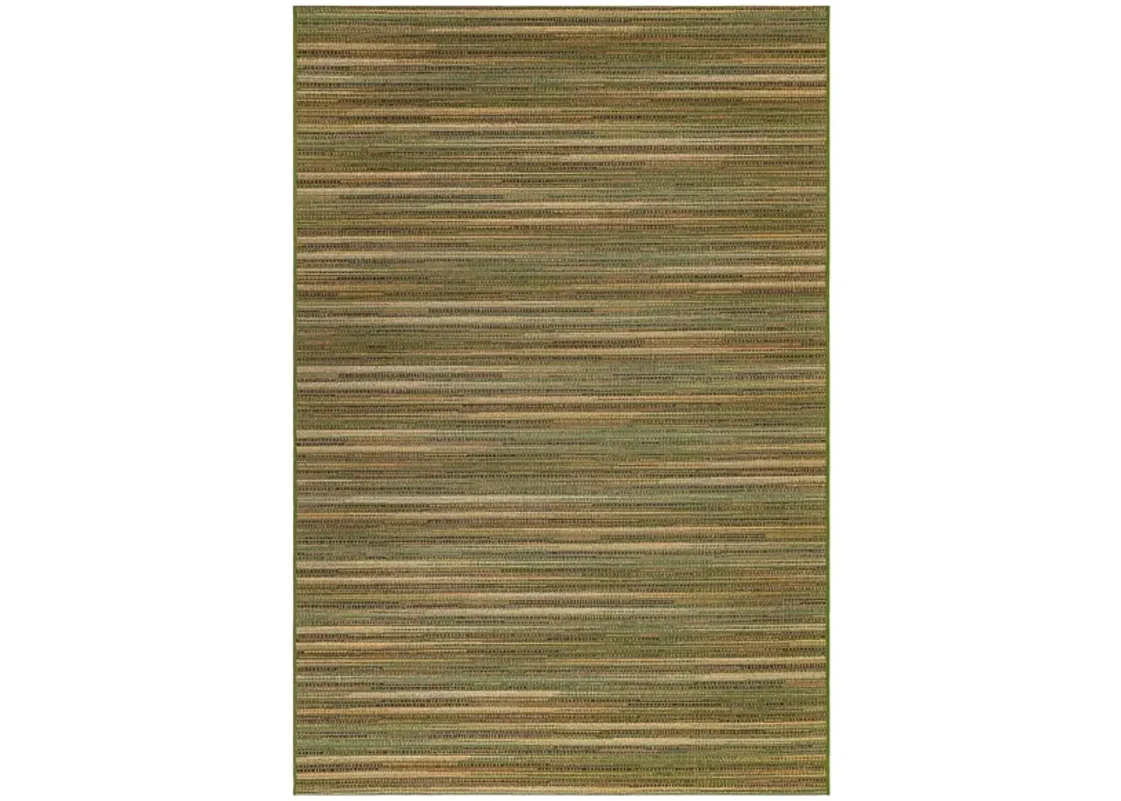 Liora Manne Marina Stripes Indoor/Outdoor Area Rug in Green by Trans-Ocean Import Co Inc