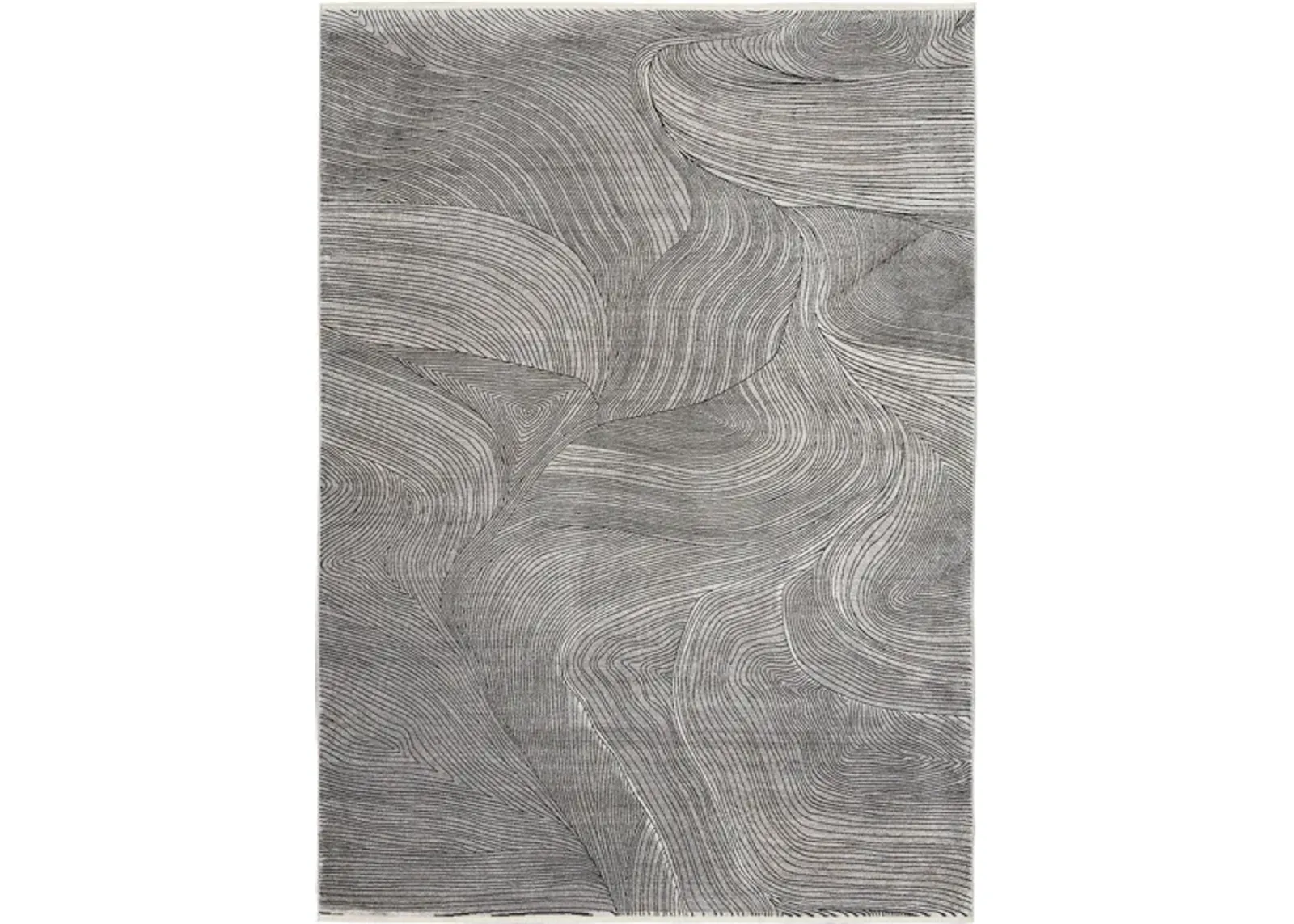 Ibelin Area Rug in Grey by Nourison