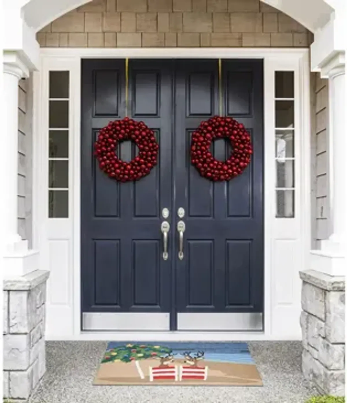 Frontporch Coastal Christmas Indoor/Outdoor Area Rug