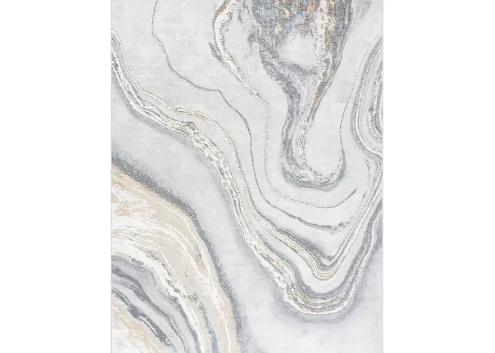 Orchard III Rug in Gray & Gold by Safavieh