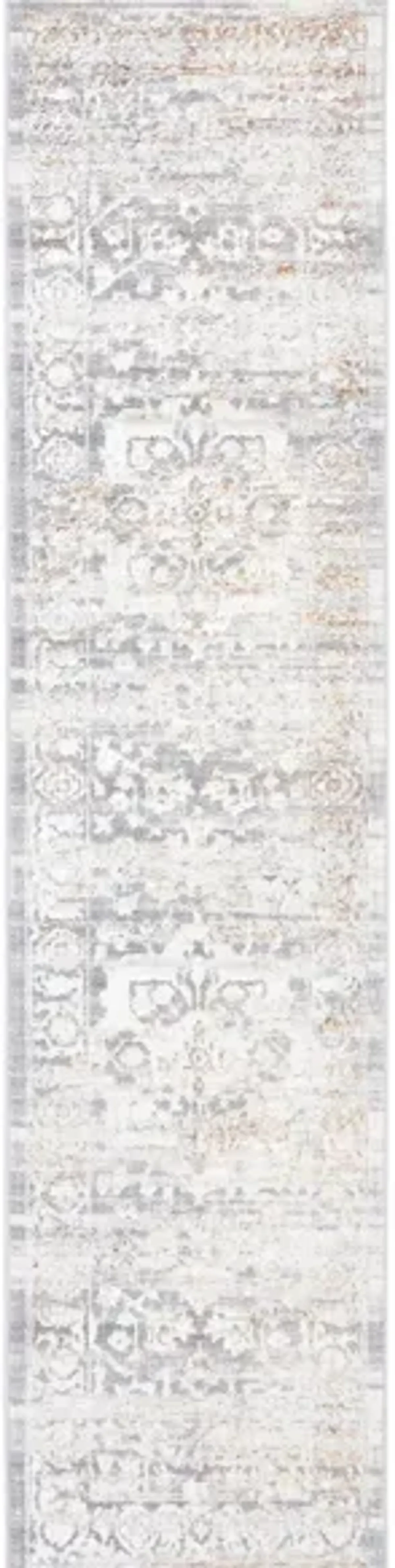 Orchard VII Runner Rug in Gray & Gold by Safavieh