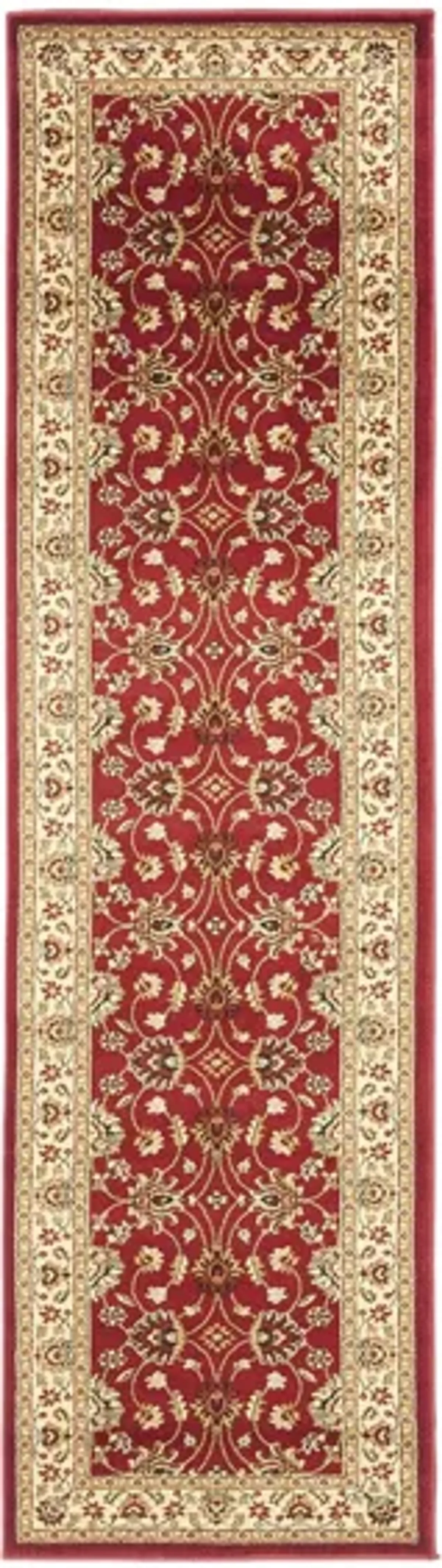 Severn Runner Rug in Red / Ivory by Safavieh