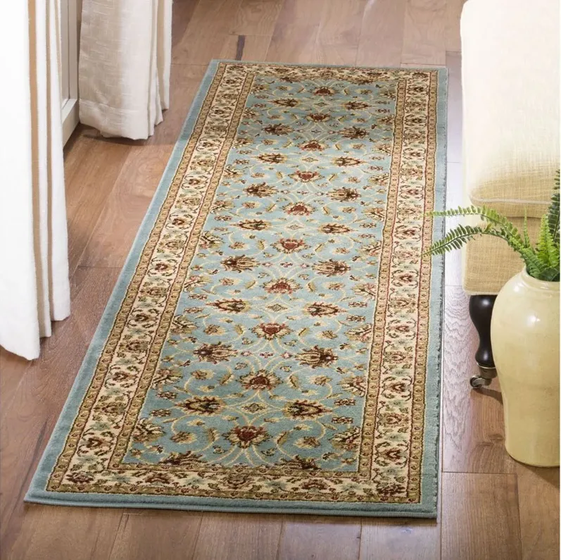 Severn Runner Rug in Blue / Ivory by Safavieh