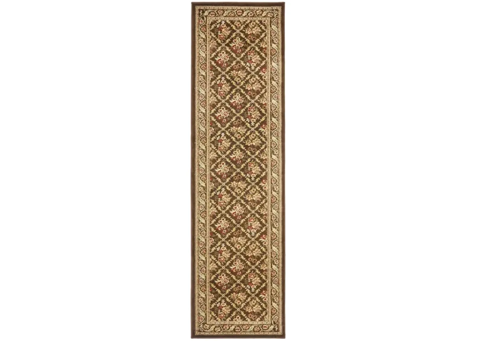 Crown Point Runner Rug in Brown by Safavieh