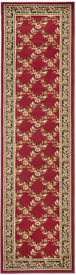 Queensferry Runner Rug in Red / Black by Safavieh