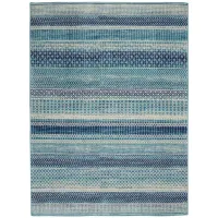 Roboto Area Rug in Navy Blue by Nourison