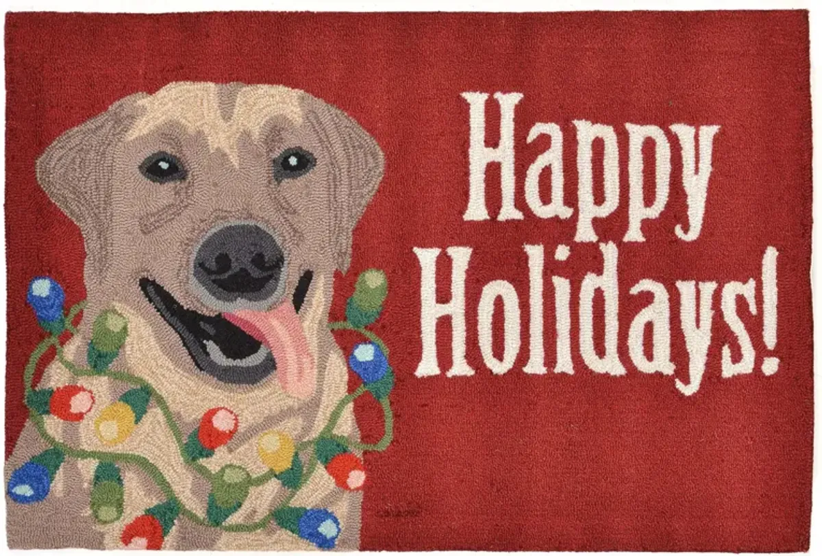 Frontporch Happy Holidays Indoor/Outdoor Area Rug