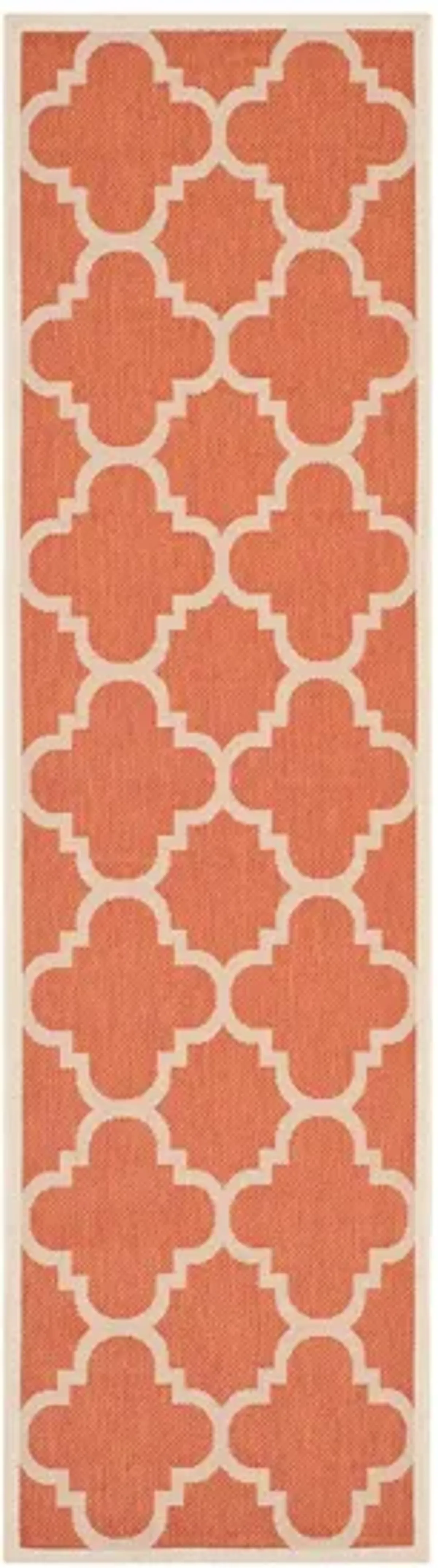 Courtyard Runner Rug in Terracotta by Safavieh