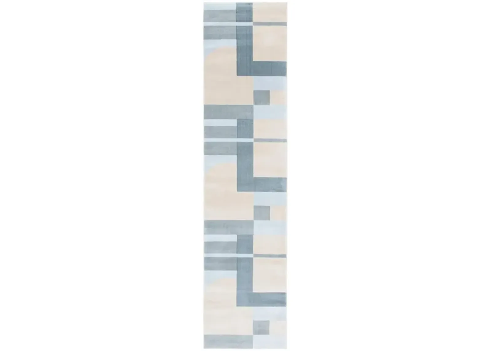 Orville Runner Rug in Beige/Blue by Safavieh