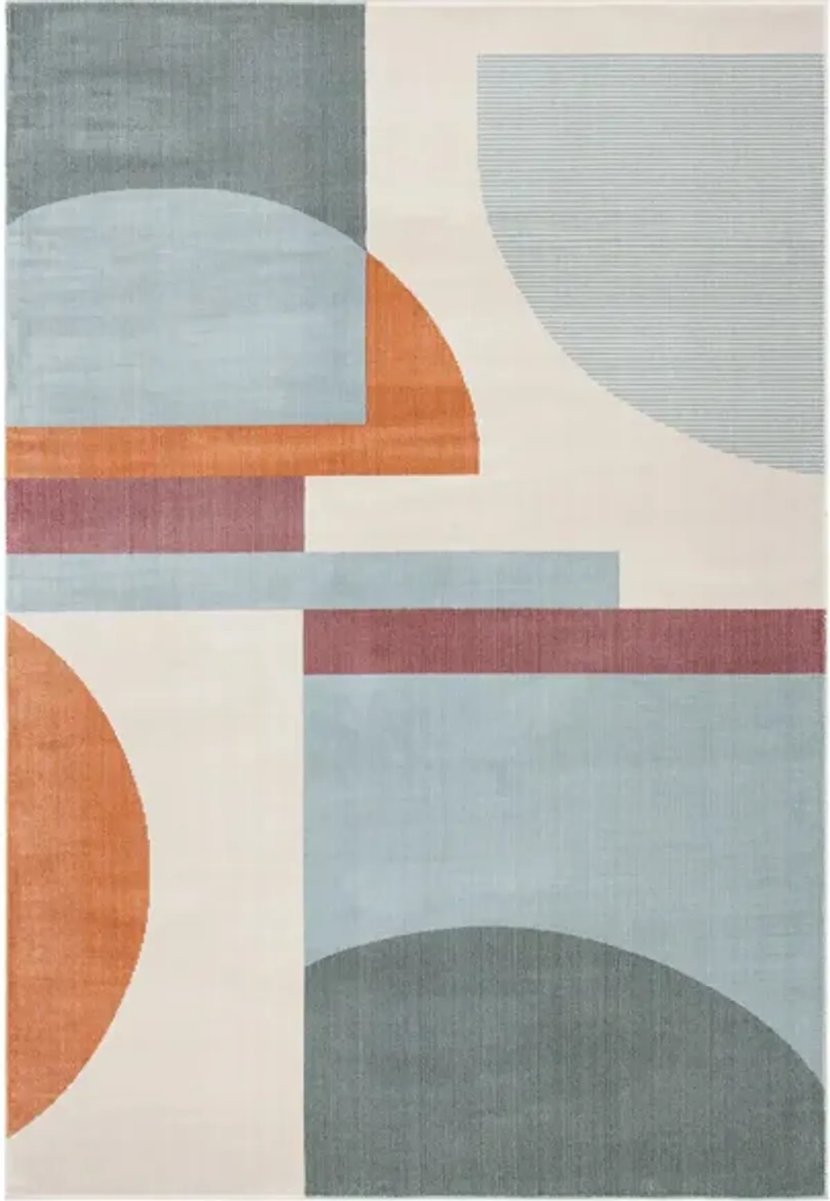 Oleen Area Rug in Ivory/Blue by Safavieh