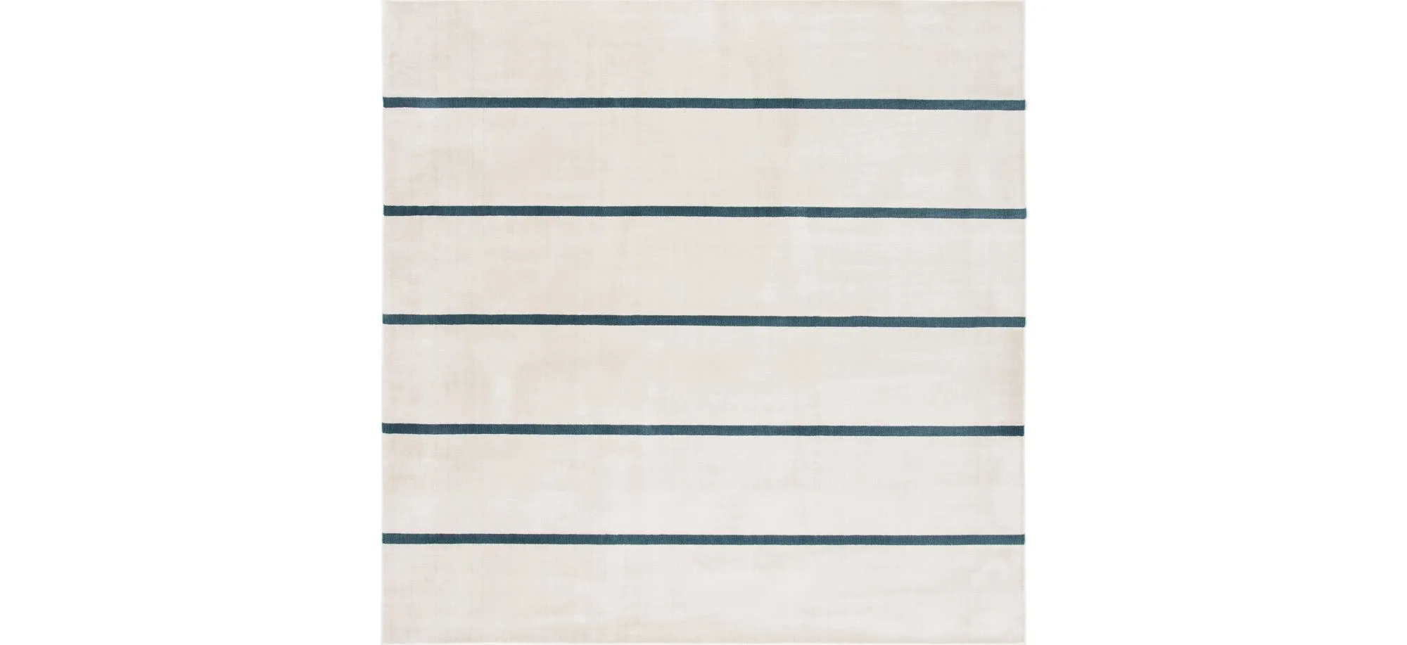 Ozette Square Area Rug in Ivory/Navy by Safavieh