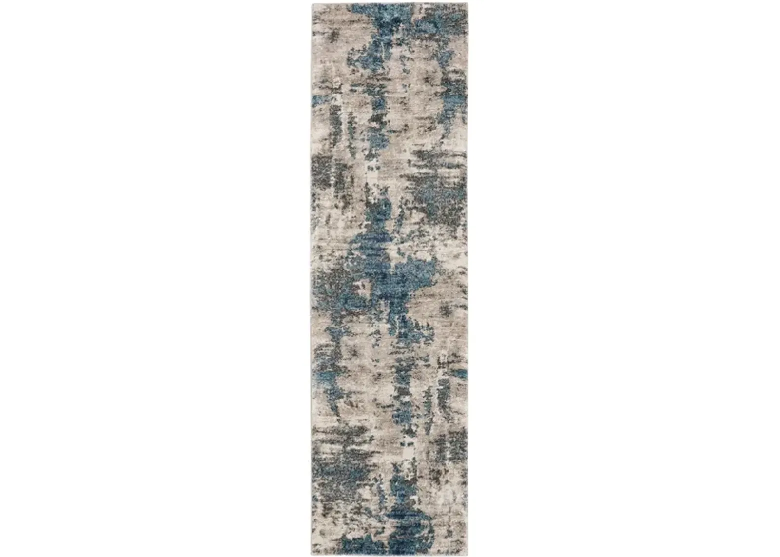 Manor Area Rug in Ivory Blue by Nourison