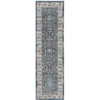 American Manor Area Rug in Blue/Ivory by Nourison