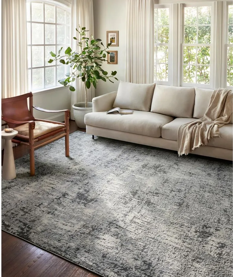 Austen Area Rug in Pebble/Charcoal by Loloi Rugs