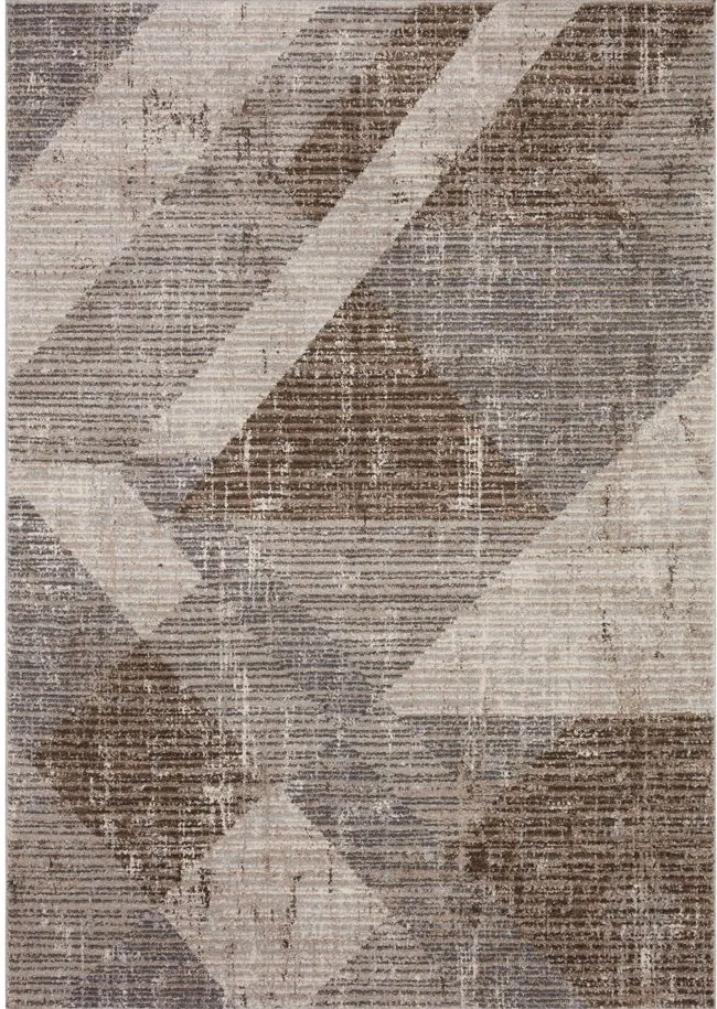 Austen Runner Rug in Stone/Bark by Loloi Rugs