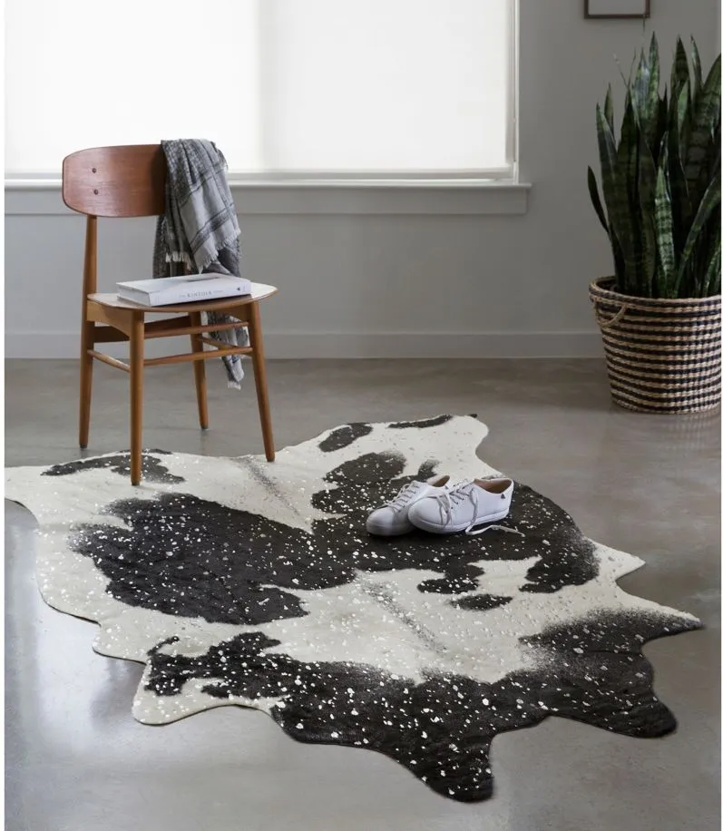 Bryce 7 x 9 Area Rug in Black/Silver by Loloi Rugs