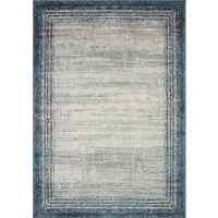 Austen Area Rug in Pebble/Blue by Loloi Rugs