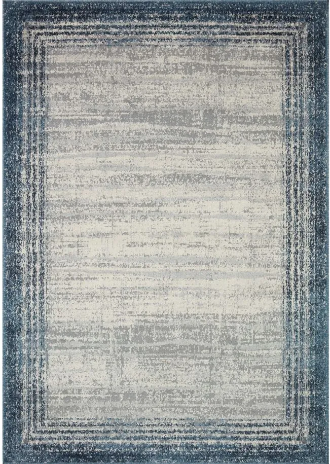 Austen Area Rug in Pebble/Blue by Loloi Rugs