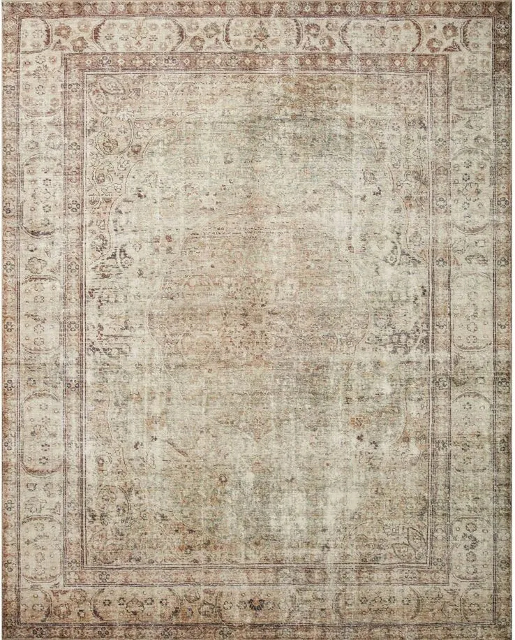 Margot Runner Rug in Antique/Sage by Loloi Rugs